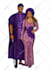 draw a custom african or nigerian wedding illustration in traditional attire