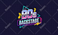 design a retro 80s logo and typography with vintage style