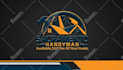 design minimalist home repair, remodeling handyman logo