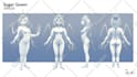 create a detailed character reference sheet