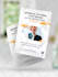 design professional business flyer, direct mail eddm promotional postcard