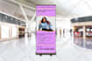 do roll up banner, roller banner, retractable banner, backdrop banner design