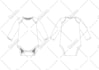 draw technical fashion illustration for baby clothing items