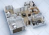 make 3d floor plan and render