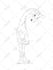 create a sketch or finished outline drawing
