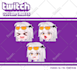 draw cute emotes, sub badges for streamer, discord, twitch