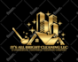 design house clean , janitorial, commercial cleaning   logo