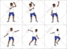 draw exercise, workout, yoga, medical, pose or etc manual guide illustrations