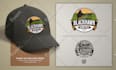 design badge, patches, logo for dad hat, cap, snapback in 24 hours