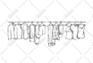make a sketch style clipart vector graphics