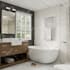 design and render bathroom interior in 3d