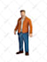 create highly detailed 2d character design