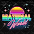make 80s retro logo designs with neon sign chrome effects