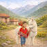 do children story book illustration, children story book illustration