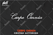 design hand lettering, typography, and calligraphy signature