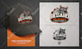 design badge, patches, logo for dad hat, cap, snapback in 24 hours