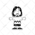 draw clean black and white line art illustration