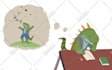 draw surrealist, animal, monster for unique children book