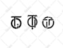 do premium monogram logo design and initial letter, apparel