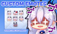 make custom cute chibi twitch emotes