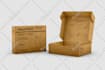 design print ready cardboard box, mailer box, shipping box
