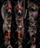 create a tattoo design for leg sleeve