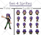do pokémon style ow spritesheets and trainer sprites
