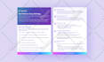 design one page full color flyer design