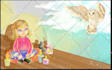 illustrate a childrens book series with magical art