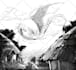 draw original character illustrations in black and white