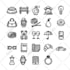 draw cute stickers vector art, simple icons, illustrations