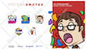 design custom twitch emotes or sub badges