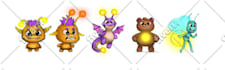 design cartoon character for nft game, nft collection, children book, stickers