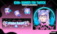 create a really cute avatar twitch, discord, youtube  channel