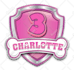 put your text or name on paw patrol logo