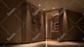 render 3d commercial exterior and interior in sketchup
