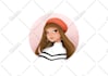 draw semi realistic cartoon character art, illustration
