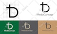do apparel trend and letters grid circle logo design
