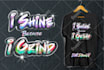 do graffiti airbrush hand drawn letters for t shirts