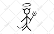 convert your image into tattoo, stencil art or silhouette by outline tracing