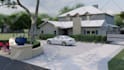 design backyard, garden, pool, patio, terrace as landscape architect