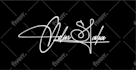 create and teach handwritten signature or autograph  with video tutorial