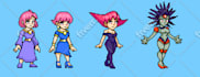 create custom mega man style pixel art portraits