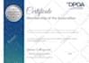 do professional award certificate design
