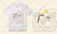 make retro vintage t shirt design for summer beach