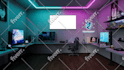 design custom 3d environment for your stream greenscreen