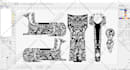 create custom firearms gun laser engraving design