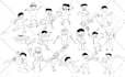 draw a hand drawn cartoon illustration for you