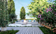 do backyard design, pool and garden design as 3d landscape architect