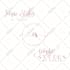 design eyelashes, nails and makeup watercolor signature logo